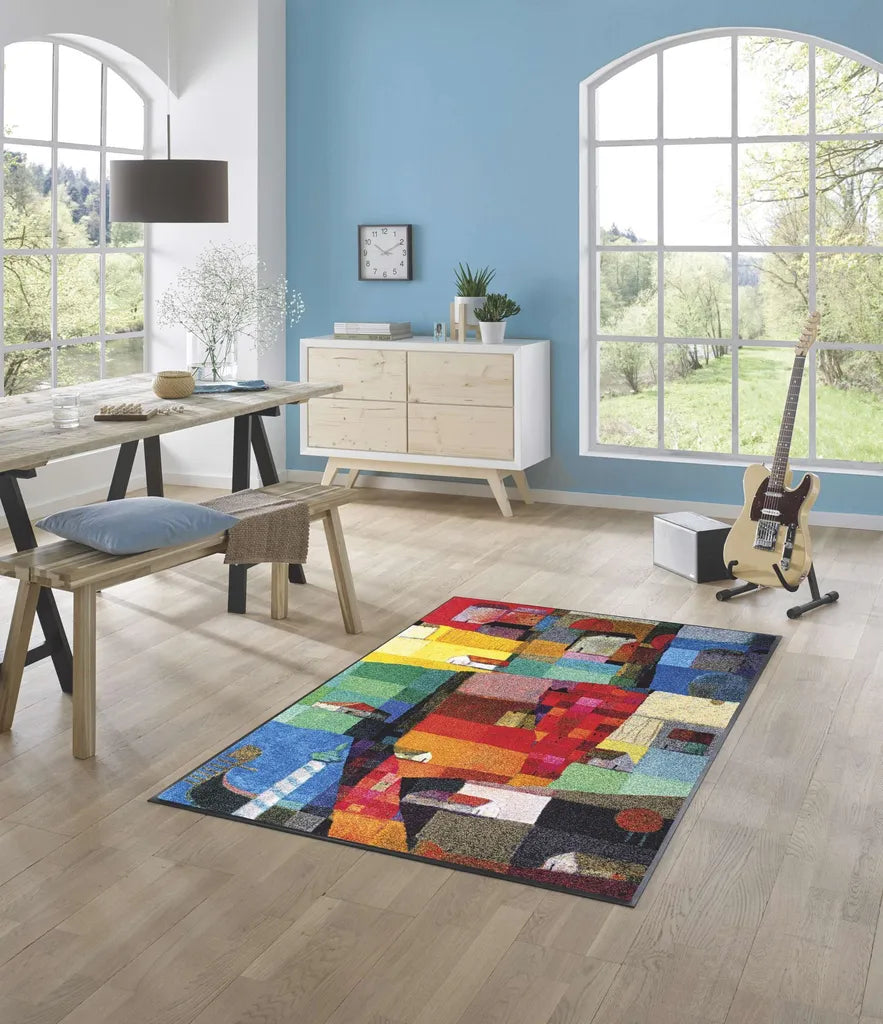 Wash+dry Fußmatte Venetien Waschbare Künstlerfußmatte, Größe:50 X 75 Cm