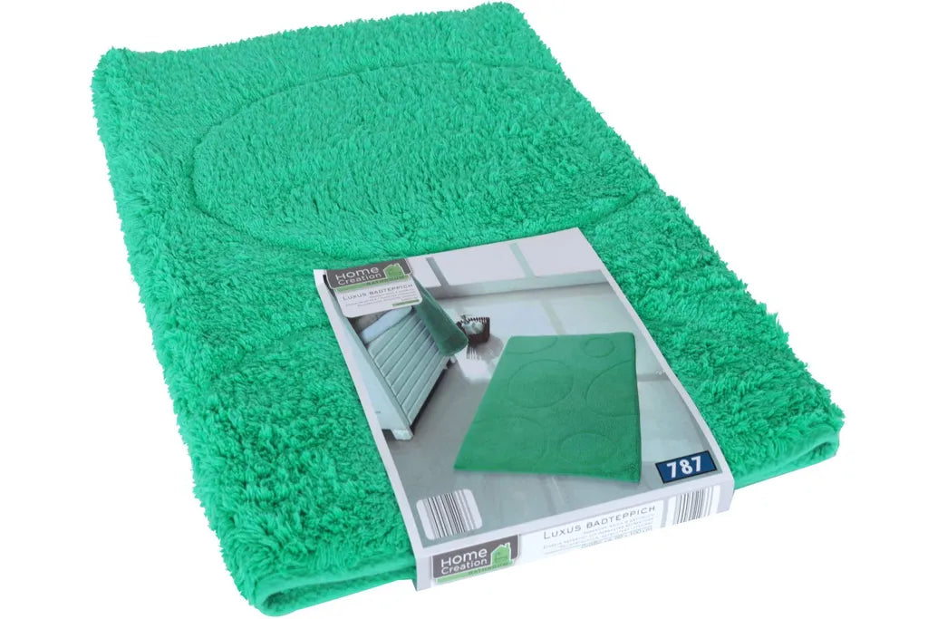 Badteppich Luxus Home Creation 60 X 100 Cm Grün Bad WC
