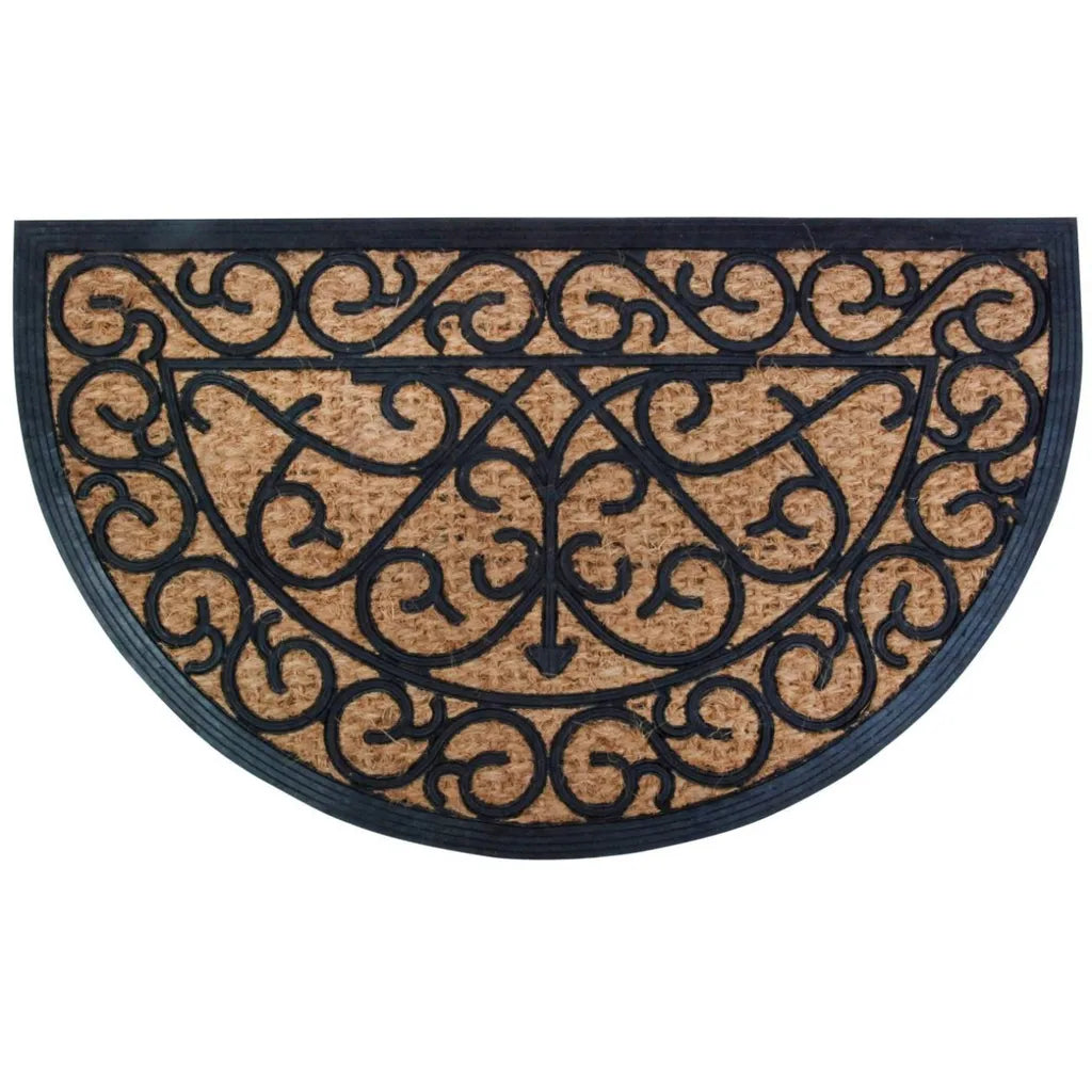 Esschert Design Türmatte Kokos/Gummi Halbrund; RB07
