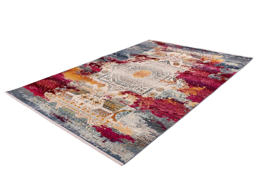 Kayoom - Orient Teppich Anouk 925 Multi / Rot Grösse: 80cm X 150cm