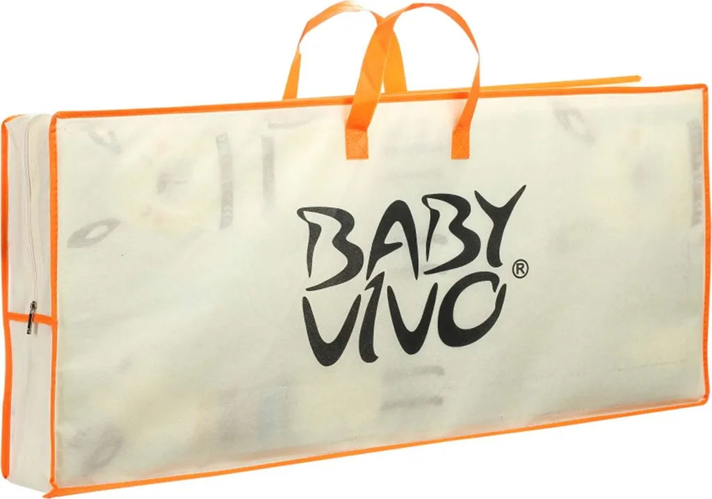 Baby Vivo Spielmatte / Spielteppich Für Kinder Doppelseitig Mit Straße 200 X 180 Cm - Alpaka