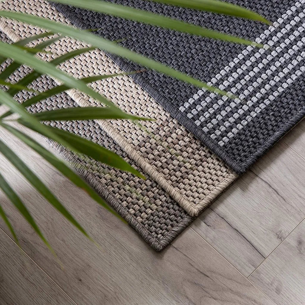 Teppich-Läufer Auf Maß Natura Sisal-Optik Grau-Beige Breite: 80 Cm, Länge: 250 Cm