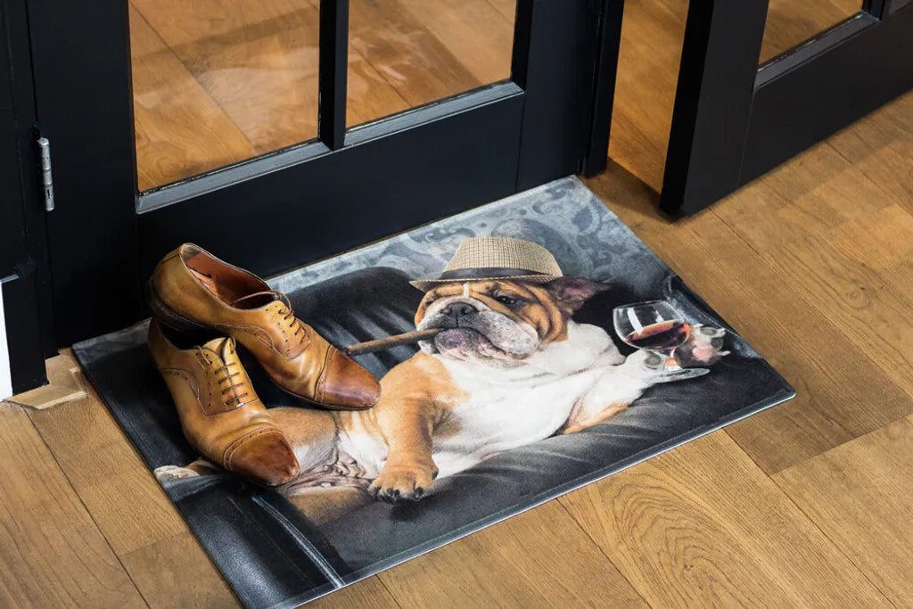 Fußmatte Englische Bulldogge, Humor, 50x75cm, Von Mars & More