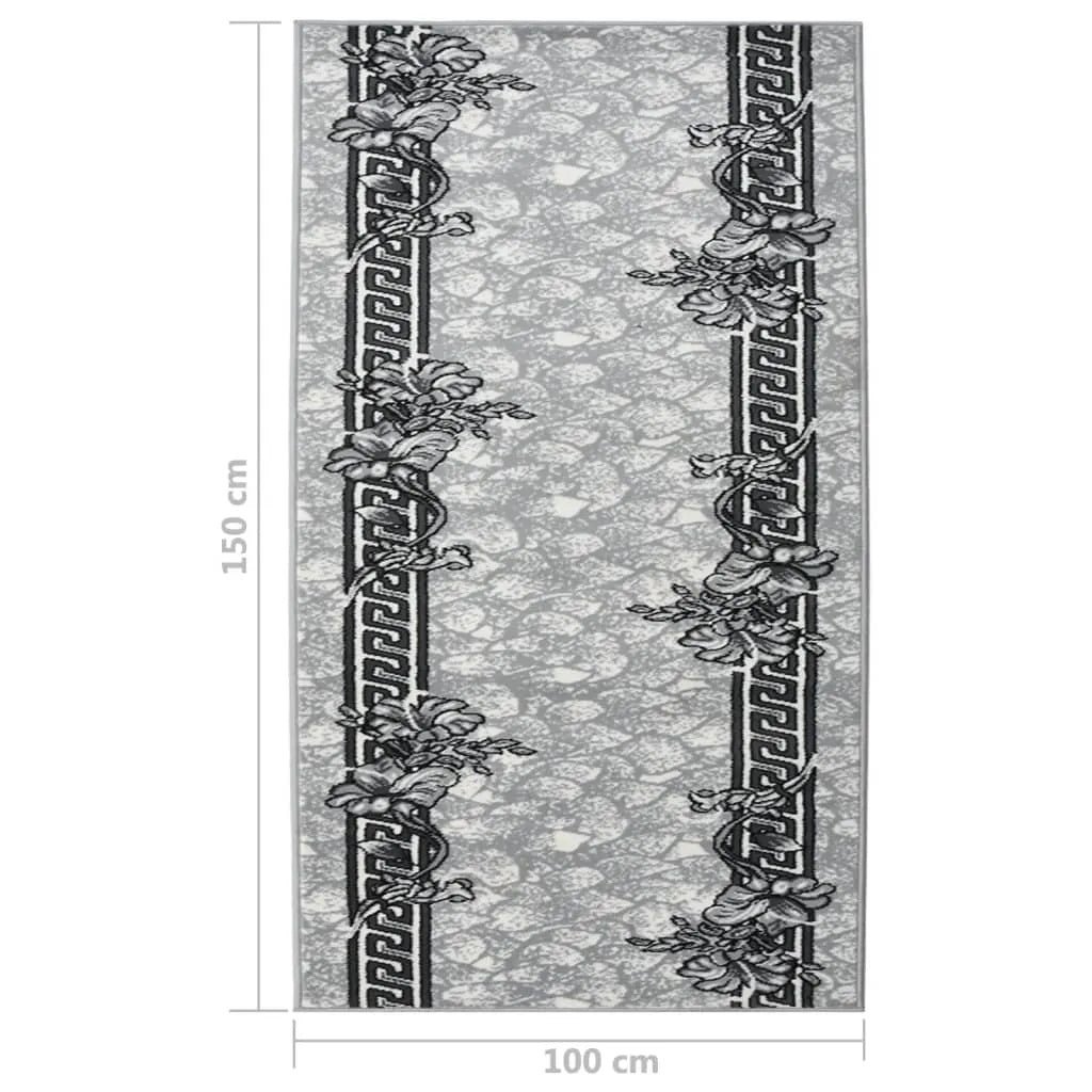 VidaXL Teppichläufer BCF Grau 100x150 Cm