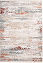  Kayoom - Hochflor Teppich Akropolis 325 Grau / Lachsrosa Grösse: 160cm X 230cm
