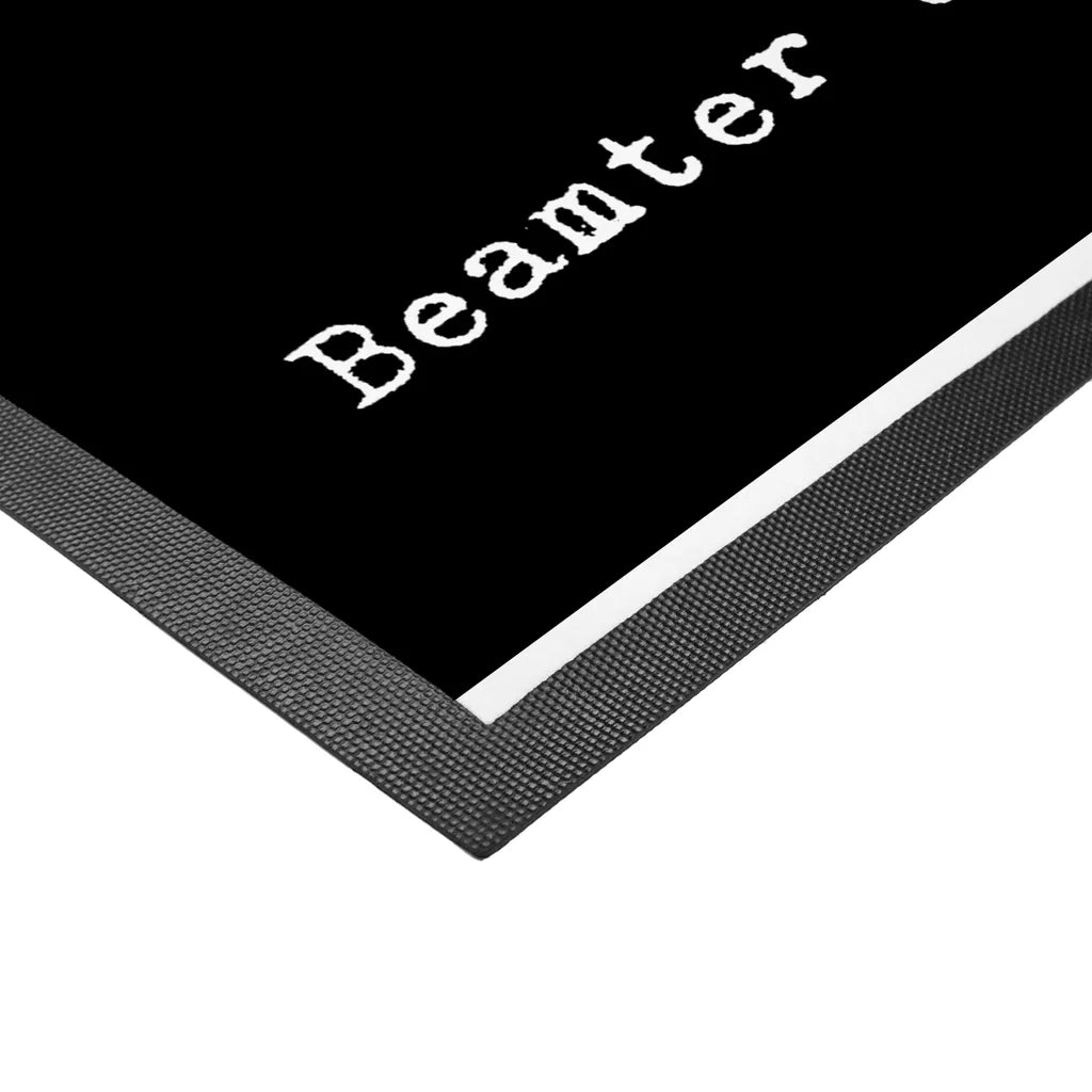  Mr. & Mrs. Panda 40 X 60 Fußmatte Beamter Aus Leidenschaft - Schwarz - Geschenk, Fußabtreter, Schenken, Verbeamtung, Schmutzmatte, Beamtentum, Schmutzfangmatte, Rente