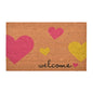  Gift Company Fußmatte Welcome, Türmatte, Schmutzfangmatte, Kokos / Vinylrücken, Natur, 45 X 75 Cm, 1084101007