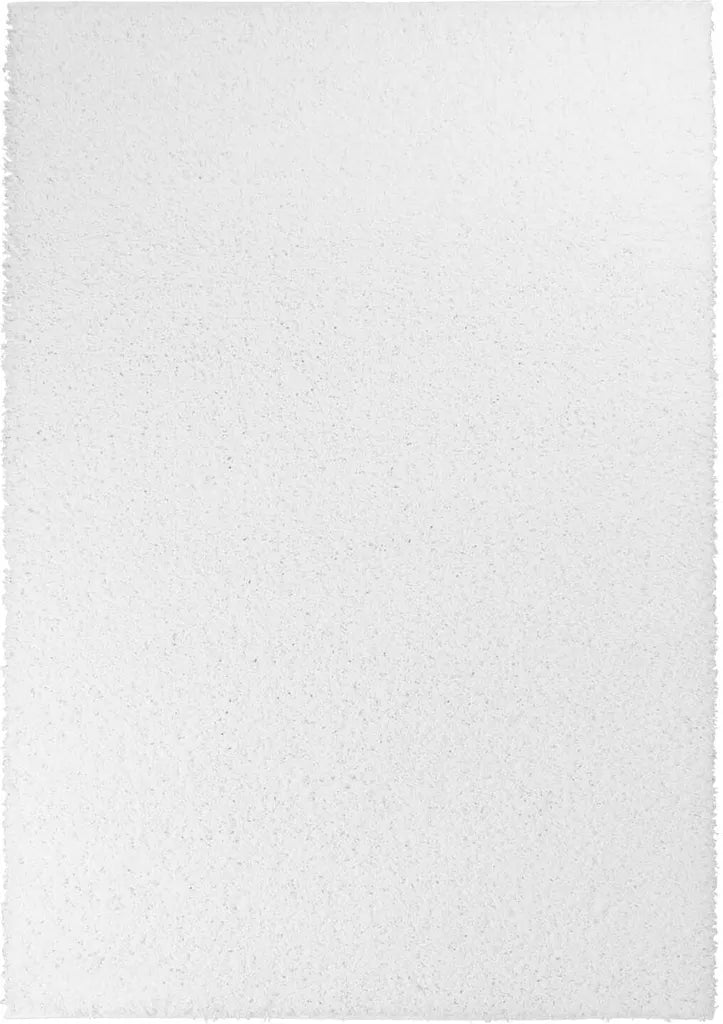  Teppich Whnzimmer Shaggy Hochflor Teppich Einfarbig Weiß, Größe In Cm:120 X 170 Cm