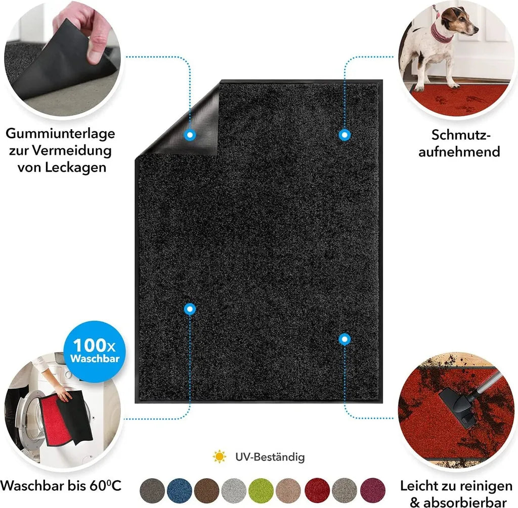  Schmutzfangmatte Performa Schwarz 78 120x150 Cm