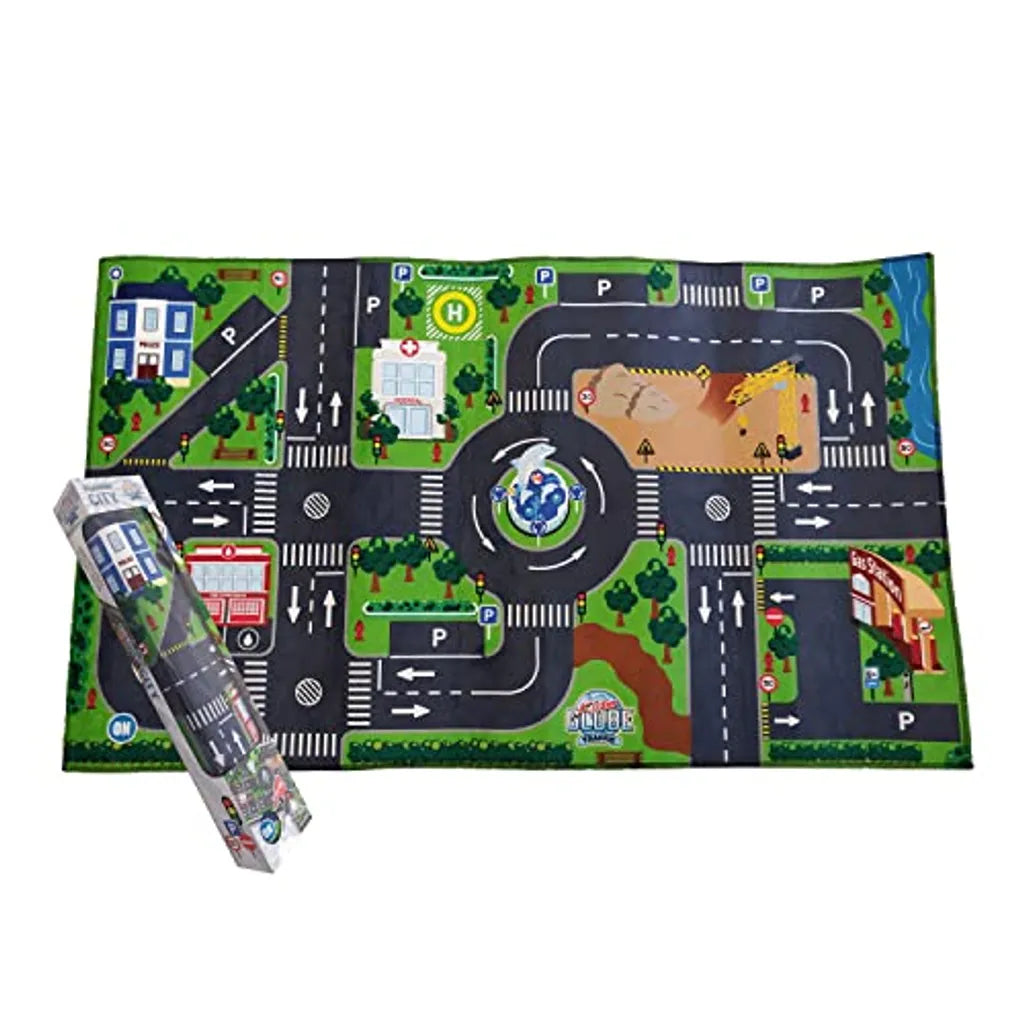  Kids Globe Spielteppich Mit LED-Ampeln 72x120 Cm