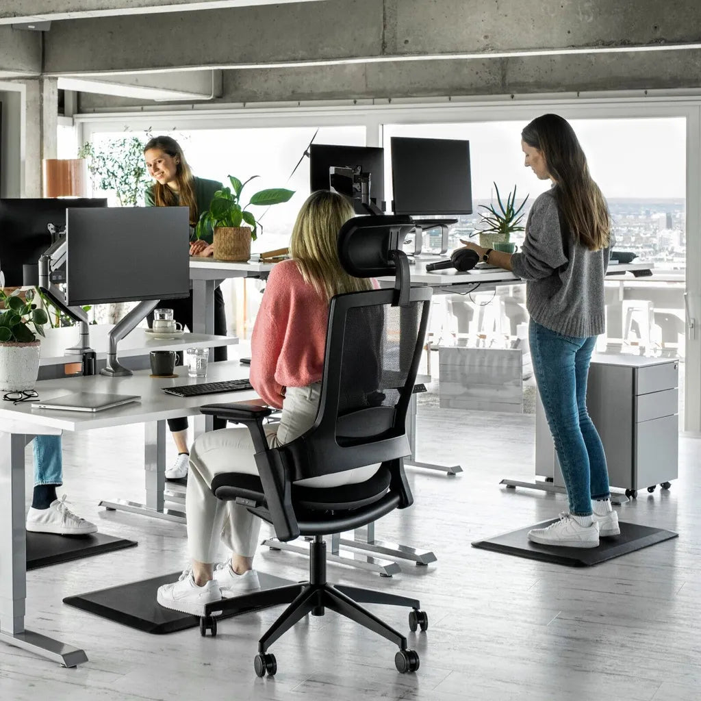  Ergotopia® Anti-Ermüdungsmatte Für Steharbeitsplätze, Ergonomische Arbeitsplatzmatte Für Gesundes & Schmerzfreies Stehen, Rutschfest & Langlebig, Ergonomische Schreibtisch Stehmatte