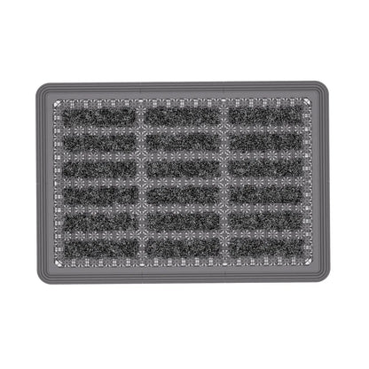  Fußmatte Außen Grau 53 X 73 Cm, Schuhabstreifer Aus Thermoplastic Elastomer (TPE), Fußabtreter Außen, Schmutzfangmatte Außenbereich, Fussmatte Aussenbereich, Türmatte Außen, Fußabstreifer Hauseingang