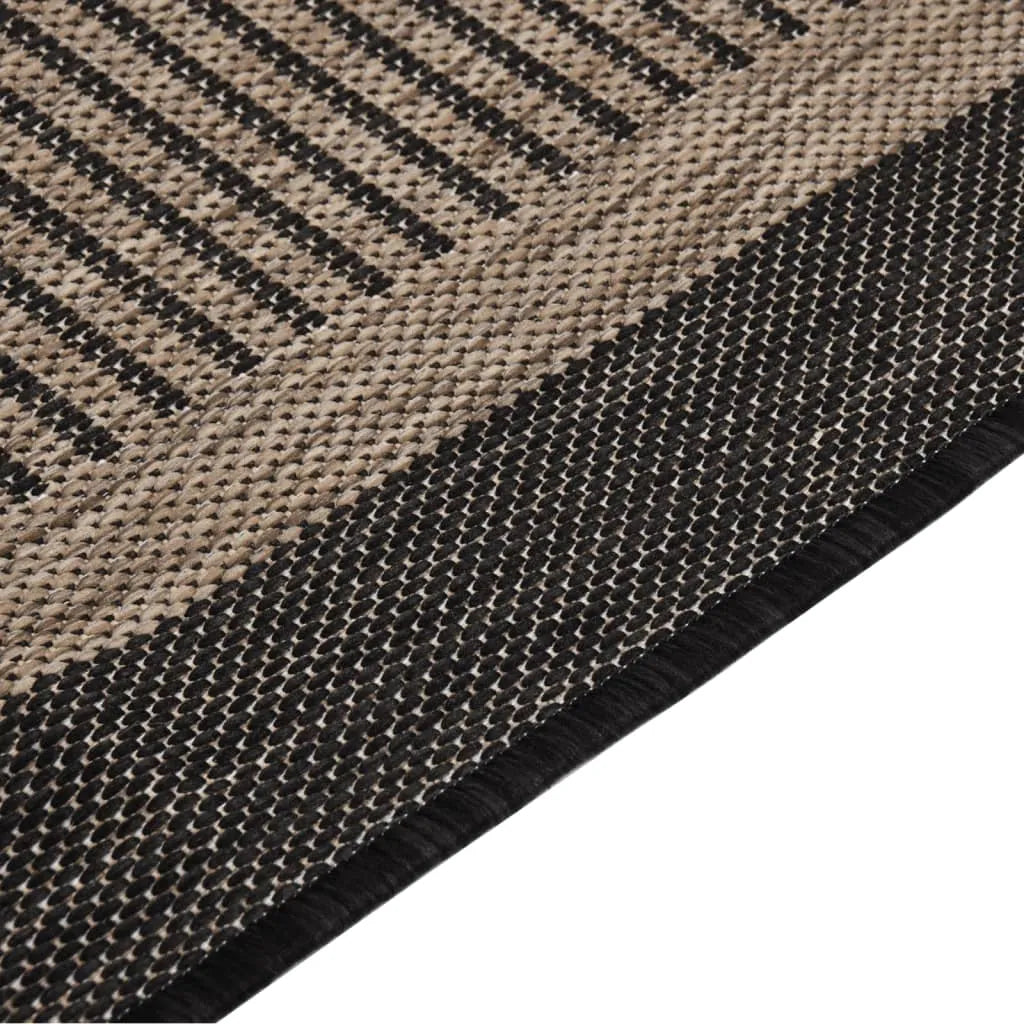  VidaXL Outdoor-Teppich Flachgewebe 160x230 Cm Dunkelbraun