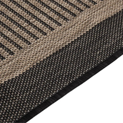  VidaXL Outdoor-Teppich Flachgewebe 160x230 Cm Dunkelbraun