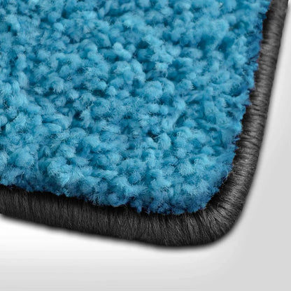 Shaggy-Teppich Barcelona Hellblau 181 Rund 240 Cm Durchmesser