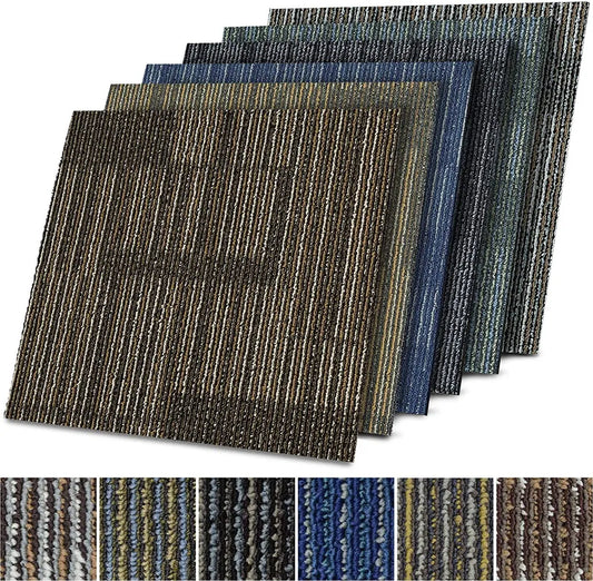  Teppichfliesen Linz Blau 05 50 X 50 Cm
