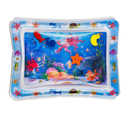  Hikeren Baby Wassermatte, Baby Aufblasbares Flapping Wasser Kissen, 66×50cm Ozean Spiel Wasser Kissen, Wasserspielzeug Baby Sensorisches Entwicklung Ausbildung