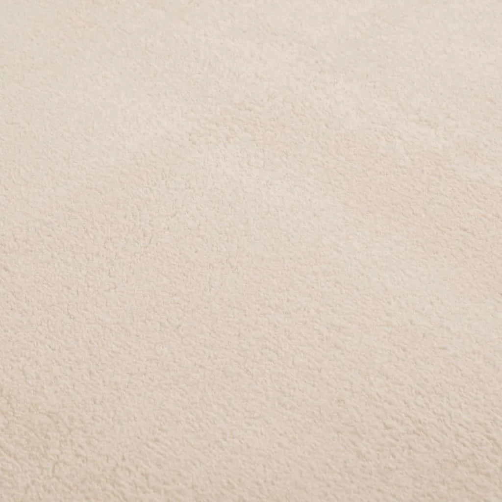  VidaXL Teppich Shaggy Waschbar Weich 160x230 Cm Rutschfest Beige