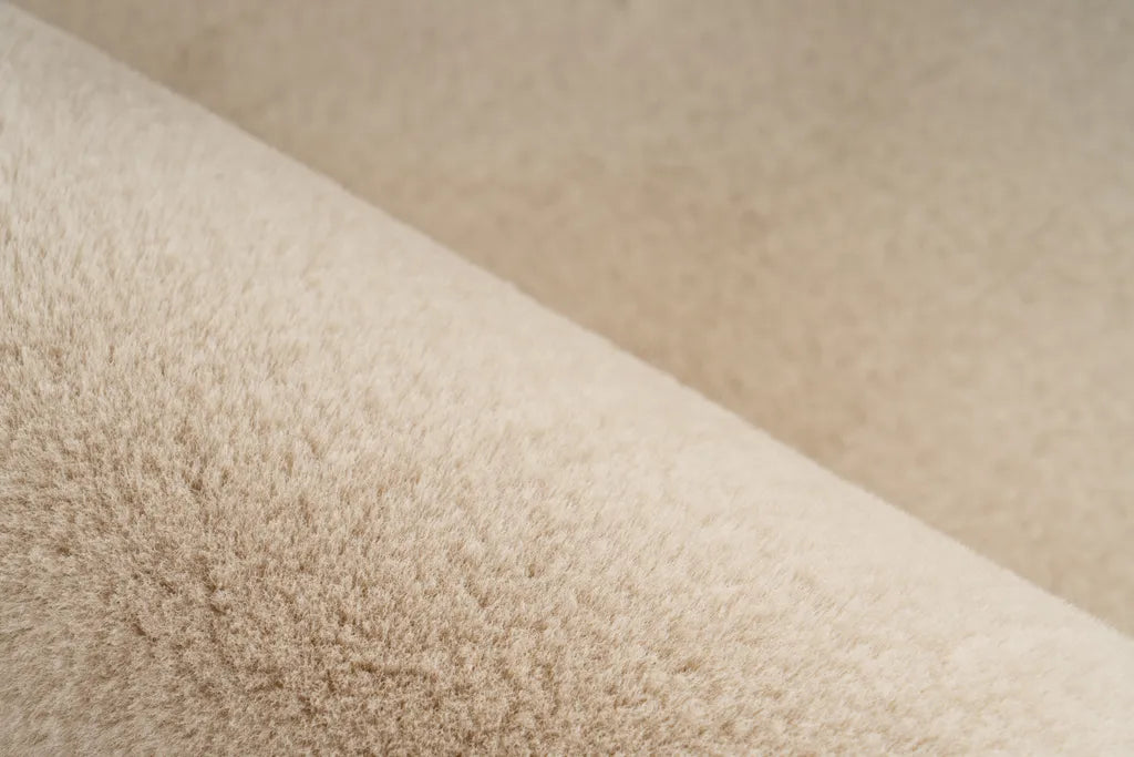  Kayoom - Hochflor Teppich Rabbit Light Sheepskin 825 Elfenbein Grösse: 60cm X 90cm