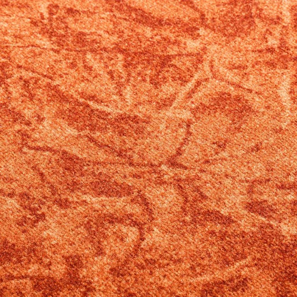  VidaXL Teppichläufer Terrakottarot 67x450 Cm Rutschfest