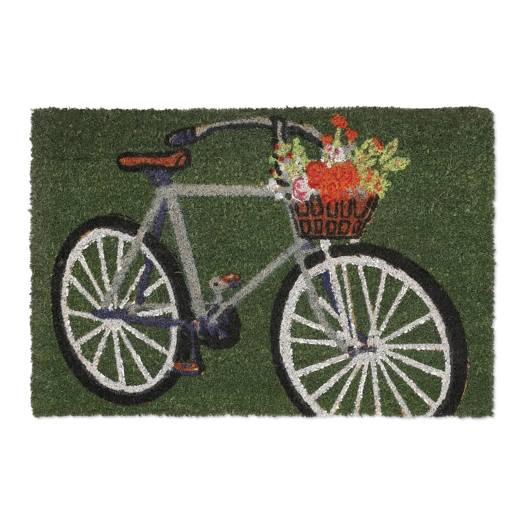  Relaxdays Kokos Fußmatte Fahrrad