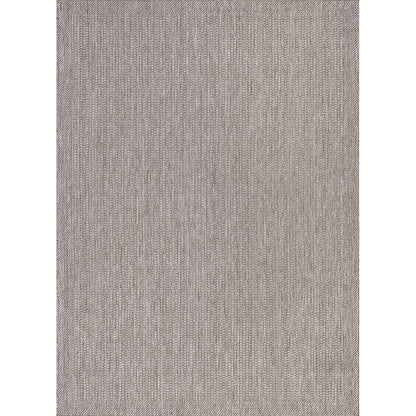  In- Und Outdoor Teppiche Flachgewebe Terrassen Natur Look In Grau & Beige, Farbe:Grau, Maße:140x200 Cm