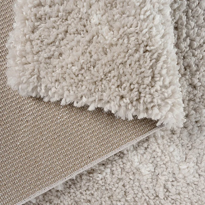  Hochflor Teppich, Ethno SHAGGY 8685, Rechteckig, Höhe 30mm 160x230cm / Cream & Beige
