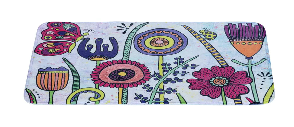 Wenko Badematte Rollin'Art Full Bloom
