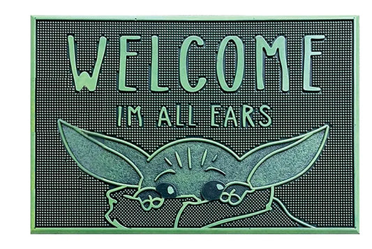  Disney Fußmatte Star Wars 60 X 40 Cm Gummi Grün, Farbe:grün