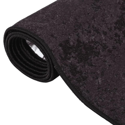  VidaXL Teppich Waschbar 120x180 Cm Anthrazit Rutschfest