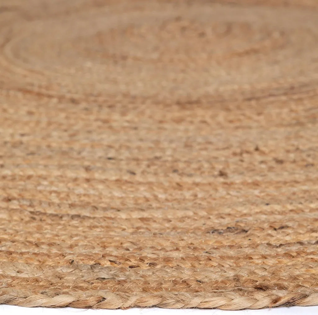  Mrcarpet Jute Teppich Rund Natur 240 Cm