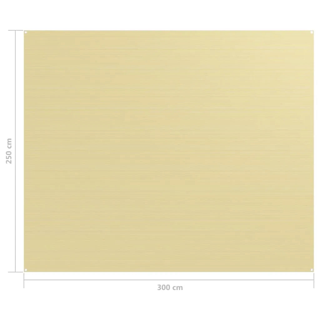  VidaXL Zeltteppich 250x300 Cm Beige