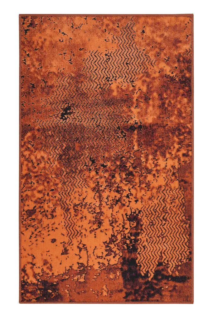  Wecon Home - Badteppich - Bad Room 9 - Rost Rot - 60x100 Cm