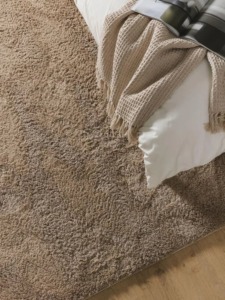  Hochflorteppich Soda Beige, Maße:120 X 170 Cm