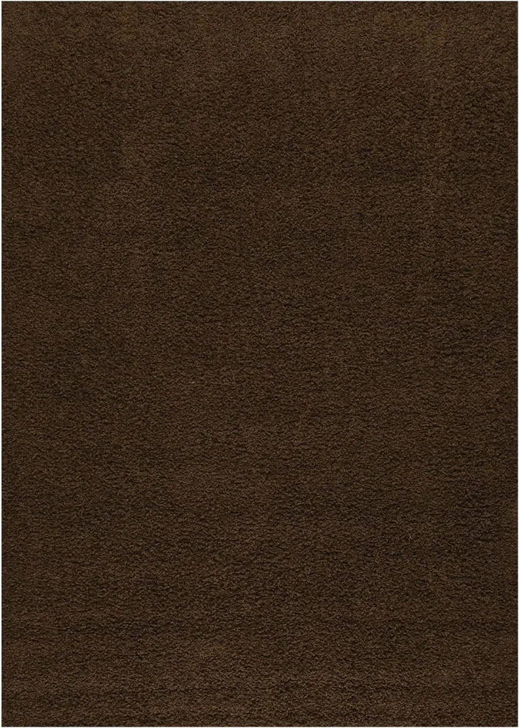  Hochflor Teppich Prime Shaggy Langflor Wohnzimmer Schlafzimmer Modern , Farbe:Braun, Maße:70x250 Cm