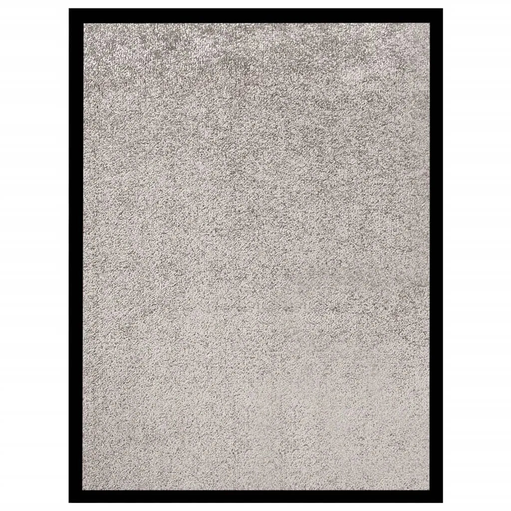  VidaXL Fußmatte Grau 40x60 Cm
