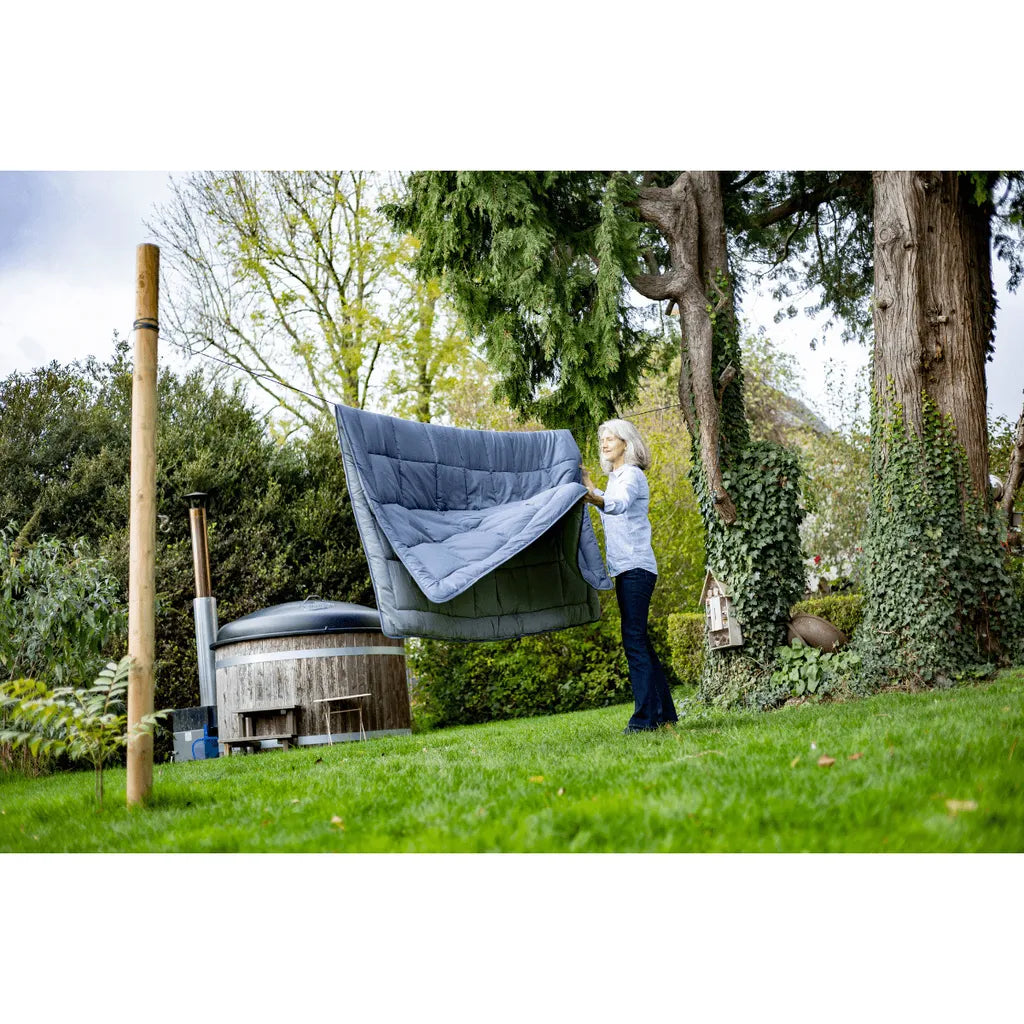  HUDSON Leichte Mikrofaser Bettdecke 200g / M² 140x200cm Stahl & Silber