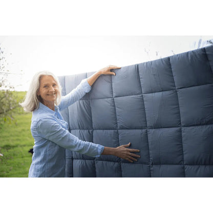  HUDSON Leichte Mikrofaser Bettdecke 200g / M² 140x200cm Stahl & Silber
