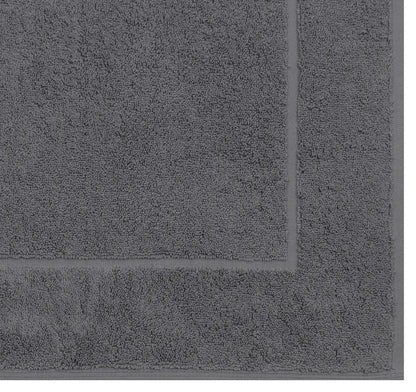  Betz 2er Set Badvorleger Badematte Badteppich Duschvorleger Frottee Größe 50x70 Cm 100% Baumwolle 650g/m² Farbe - Anthrazit