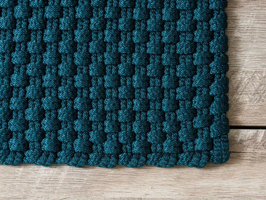  PAD Fussmatte UNI PETROL 72x92 Matte Outdoor Teppich Pad Concept Badematte Blau