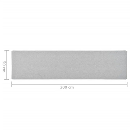  VidaXL Teppichläufer Hellgrau 50x200 Cm