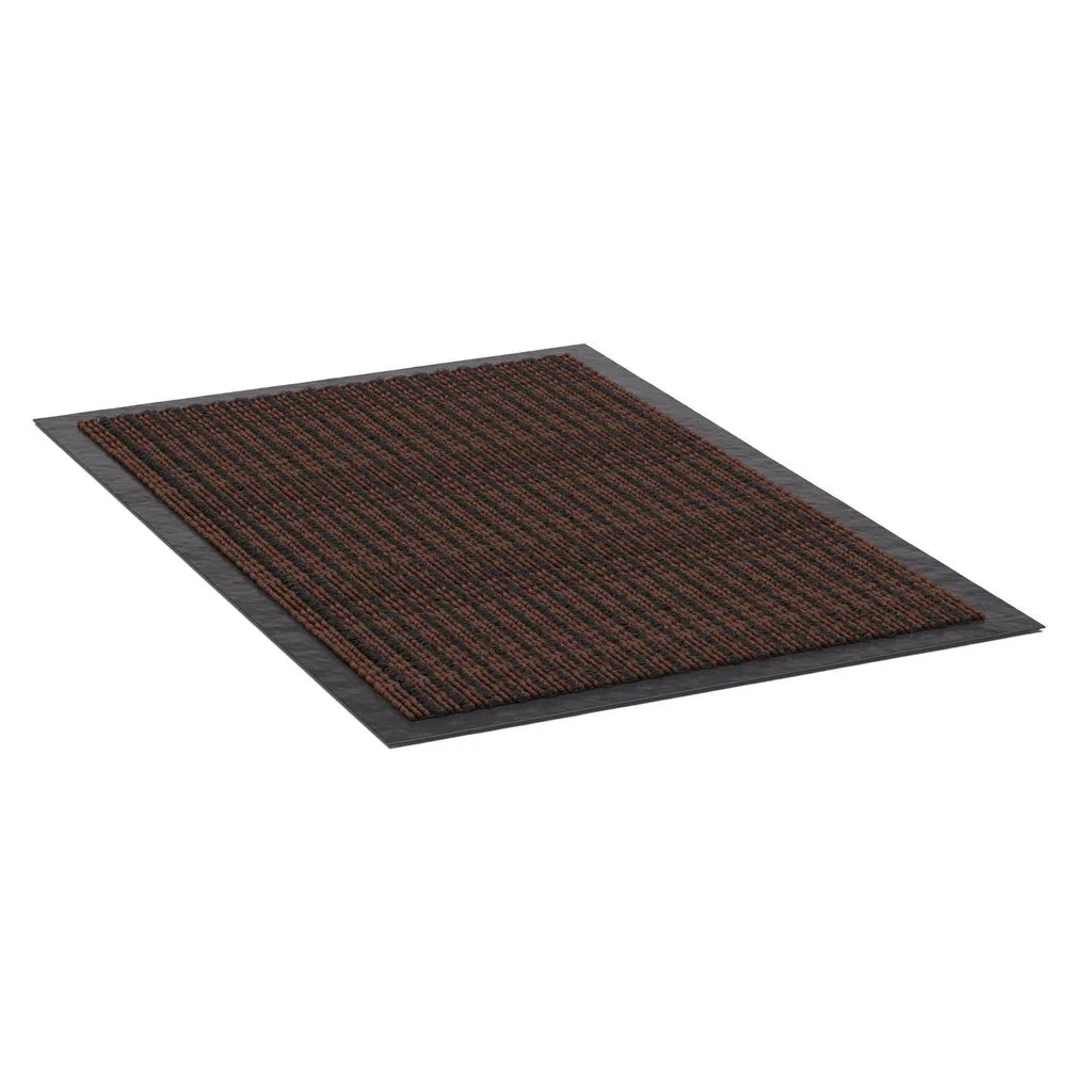  WEST & EAST Schmutzfangmatte - Braun-Schwarz 60 X 90 Cm - Fußabtreter - Sauberlaufmatte - Fußmatte - Bodenmatte - Türmatte - Fussmatte Innen Und Außen - Für Eingangsbereich - Rutschfest -Waschbar