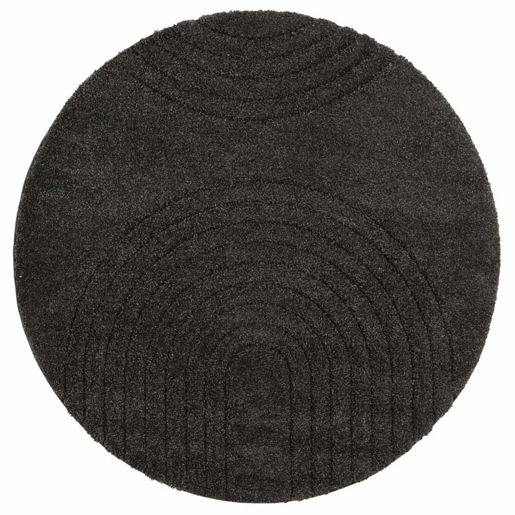  Mint Rugs Teppich Ø 160 Cm Norwalk Fergus Dunkelgrau
