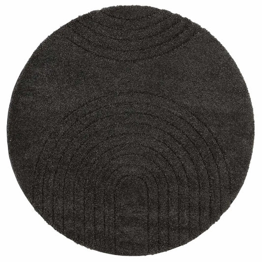  Mint Rugs Teppich Ø 160 Cm Norwalk Fergus Dunkelgrau