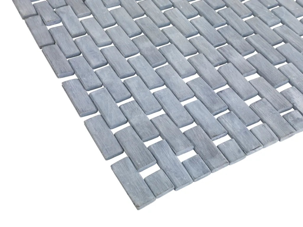 Wenko Badematte Bamboo Grau