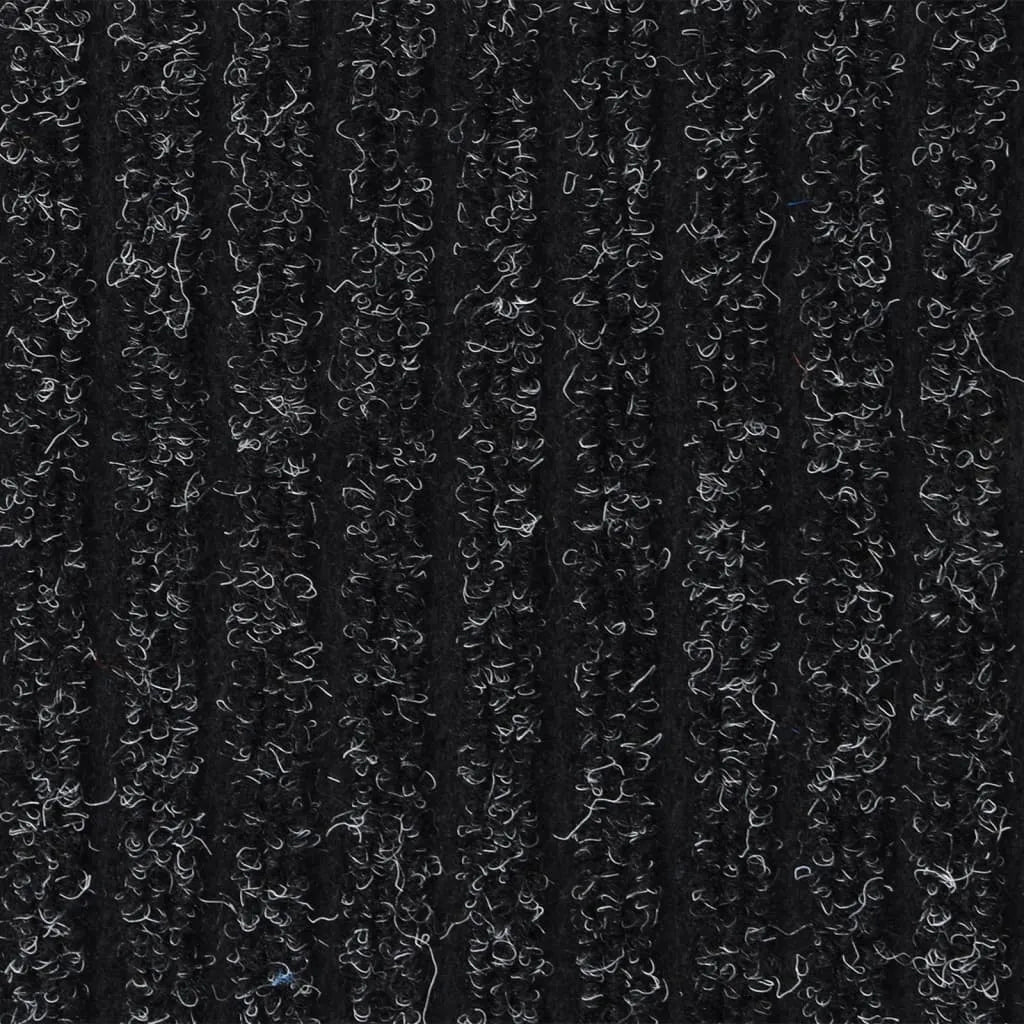  VidaXL Fußmatte Anthrazit Gestreift 60x80 Cm