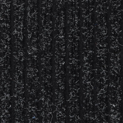  VidaXL Fußmatte Anthrazit Gestreift 60x80 Cm