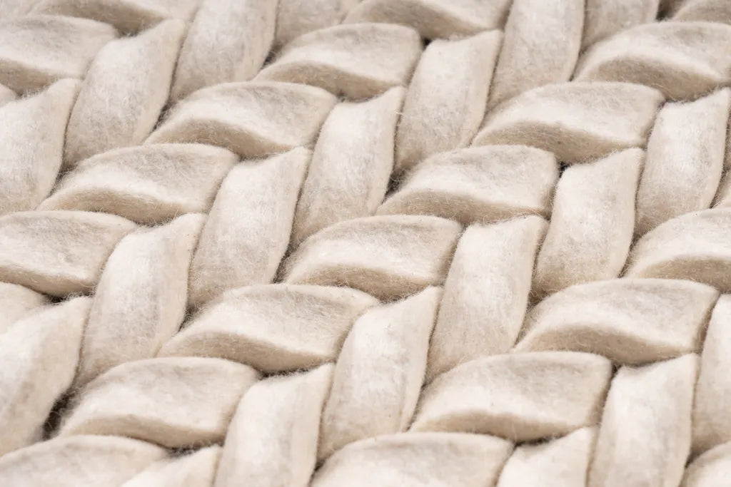  Kayoom - Woll Teppich Robbie 125 Creme Grösse: 200cm X 290cm