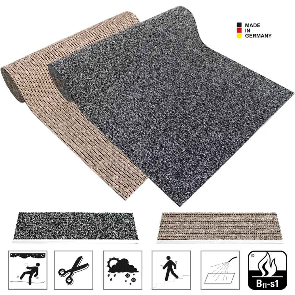  Outdoor Sicherheitsmatte Salz-Pfeffer 120x100cm