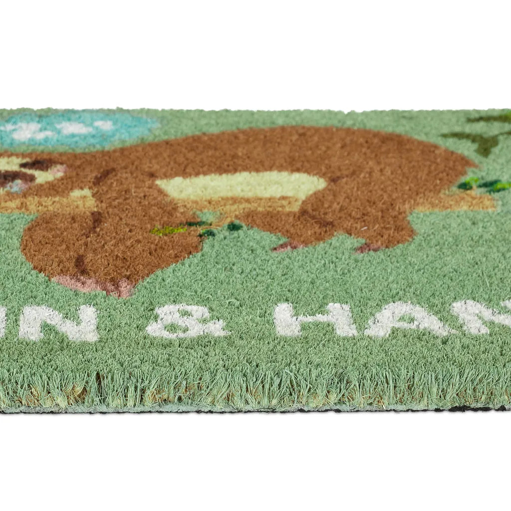  Relaxdays Fußmatte Kokos "Come In & Hang Out"